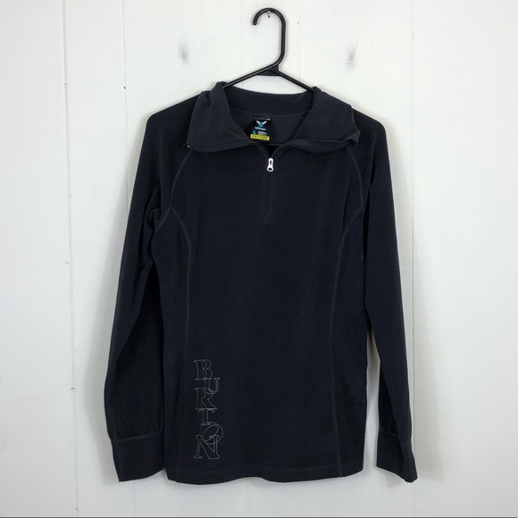 Burton Dry Ride 1/4 Zip Fleece Base Layer Sz L - Picture 2 of 7